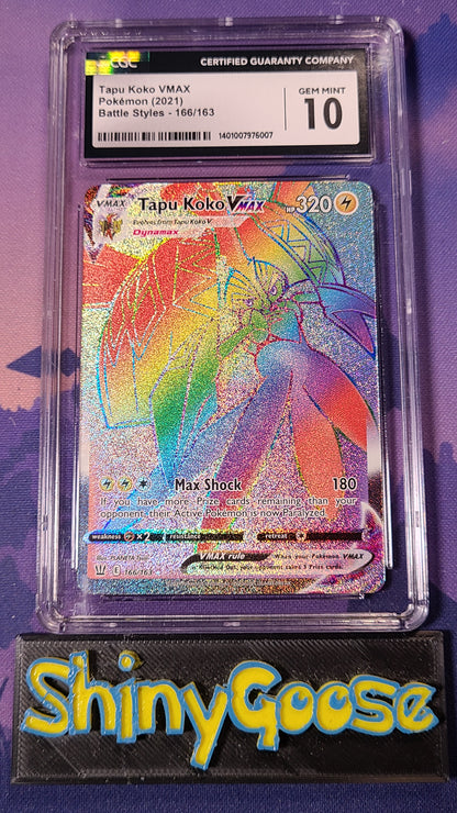 (Graded) Tapu Koko VMAX CGC 10