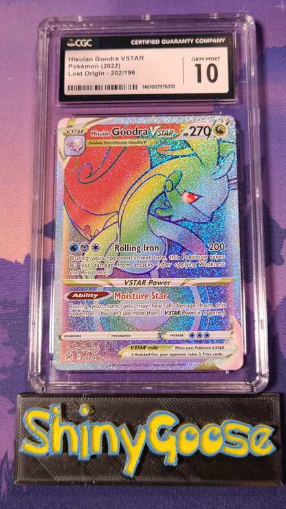 (Graded) Hisuian Goodra VSTAR CGC 10