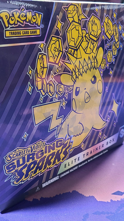 Surging Sparks Elite Trainer Box (Live Opening)