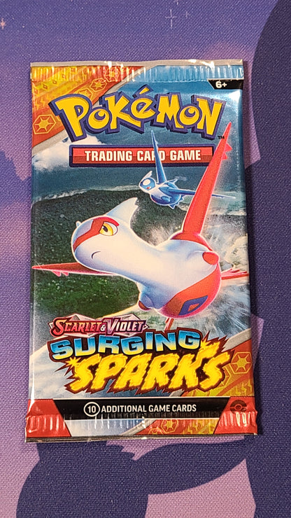 Surging Sparks Booster Pack (Live Opening)