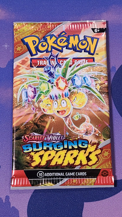 Surging Sparks Booster Pack (Live Opening)